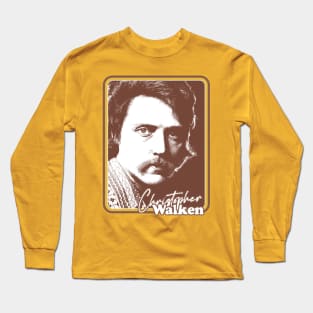 Christopher Walken / 80s Retro Fan Art Gift Design Long Sleeve T-Shirt